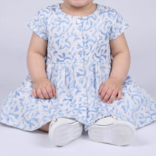 Muted Light Blue Frock