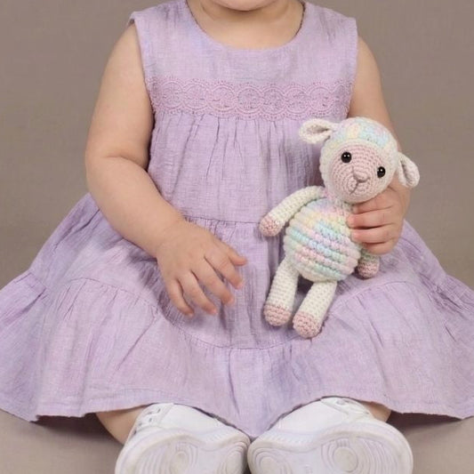 Light Lavender-flared Frock