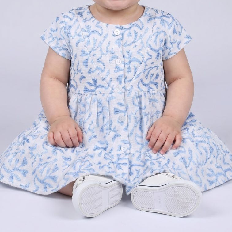 Muted Light Blue Frock