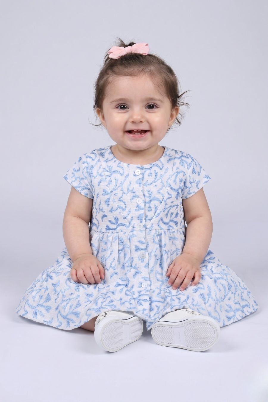 Muted Light Blue Frock