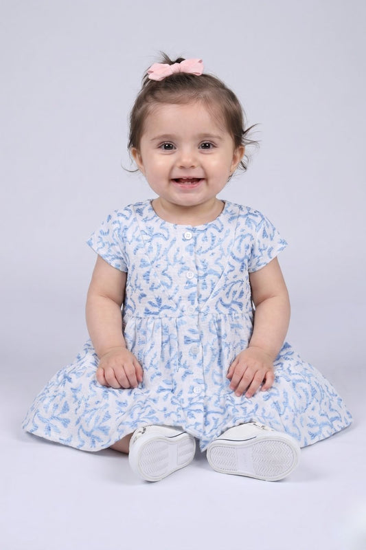 Muted Light Blue Frock