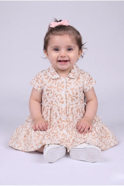 Short-sleeved Toddler Dress For Newborn Girls