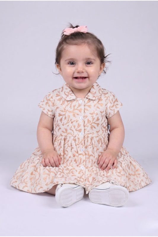 Short-sleeved Toddler Dress For Newborn Girls