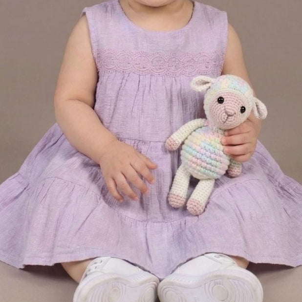 Light Lavender-flared Frock