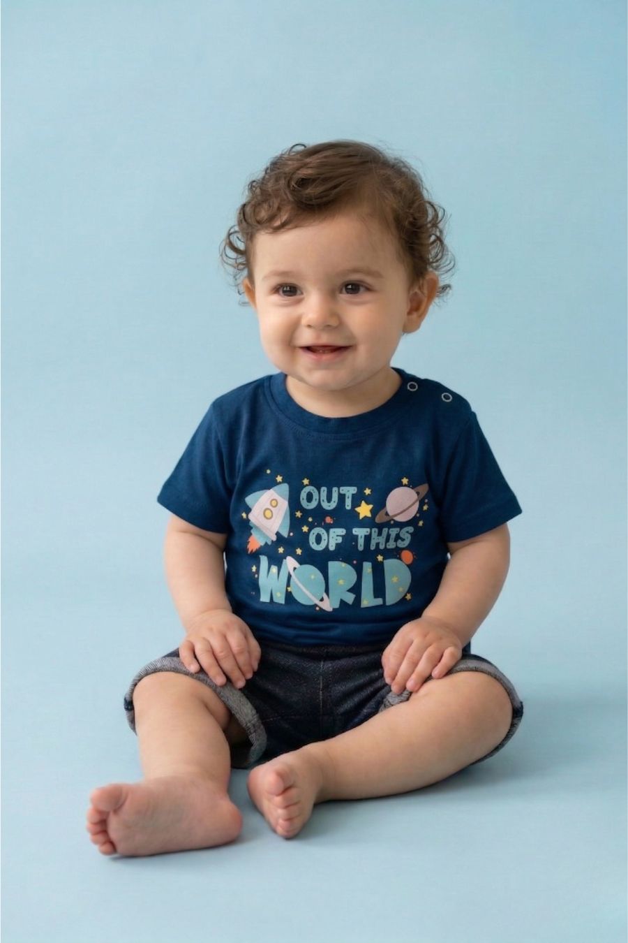 Unisex Tie-dye Printed T-shirt & Shorts Set
