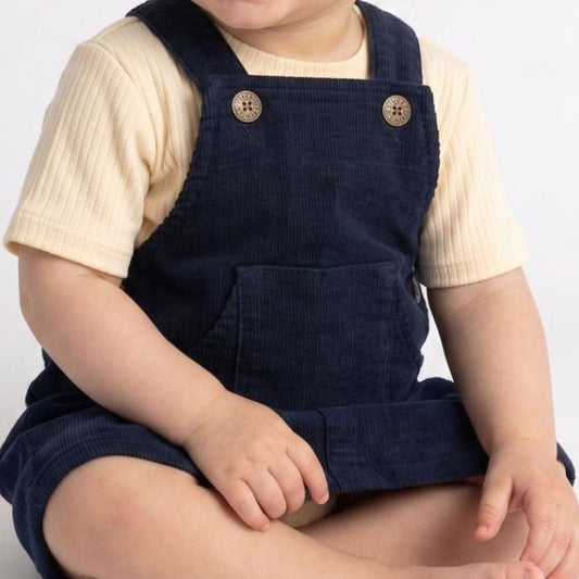 Deep Navy Blue-new Born Girls Baba Suit